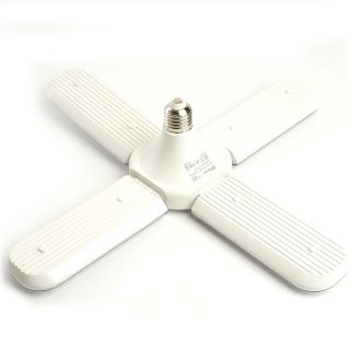 Лампа светодиодная 4-х лепестковая Feron LB-7000 E27 40W 175-265V красно-синий спектр, 48445