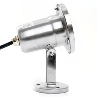 Светодиодный прожектор подводный Feron LL-822, 3W, AC/DC24V, низковольтный, 6400K, металлик, 80*80*130mm, IP68, 48455
