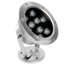 Светодиодный прожектор подводный Feron LL-824, 9W, AC/DC24V, низковольтный, 6400K, металлик, 143*75*170mm, IP68, 48458 Светодиодный прожектор подводный Feron LL-824, 9W, AC/DC24V, низковольтный, 6400K, металлик, 143*75*170mm, IP68, 48458