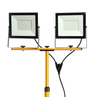 Светодиодный прожектор Feron LL-505 на штативе IP65 2*100W 6400K, 48506