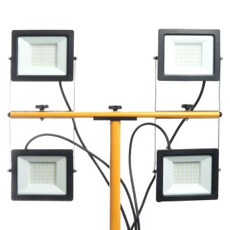 Светодиодный прожектор Feron LL-506 на штативе IP65 4*50W 6400K, 48507