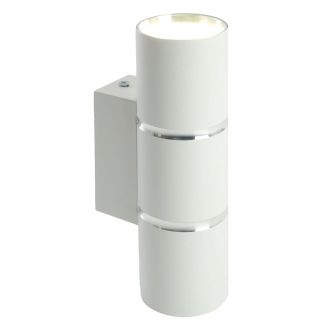 Светильник настенный Feron ML1860 ZEN MR16 35W, 230V, 2*GU10, белый, хром IP20, 48650