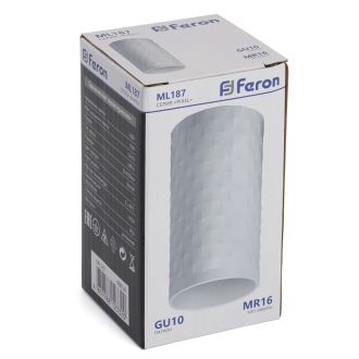 Светильник потолочный Feron ML187 Barrel PIXEL MR16 GU10 35W 230V, белый, 48654