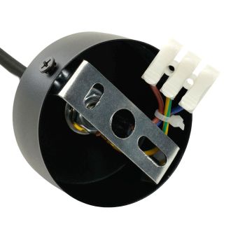 Светильник потолочный Feron ML1888 Barrel PRISM levitation на подвесе MR16 35W, 230V, чёрный, золото 55*200, 48669