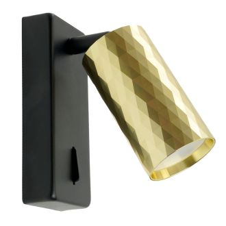 Светильник Feron ML1880 PRISM 35W, 230V, GU10, золото и чёрный, 48671