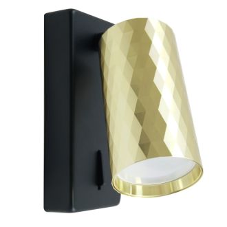Светильник Feron ML1880 PRISM 35W, 230V, GU10, золото и чёрный, 48671