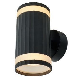 Светильник настенный Feron HL3690 OLYMPUS 12W, 230V, 2*GX53, чёрный IP20, 48680