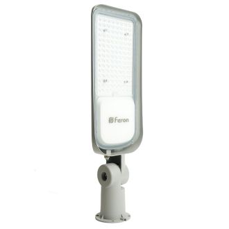 Светодиодный уличный консольный светильник Feron SP3060 80W 6400K 100-265V/50Hz, серый, 48686