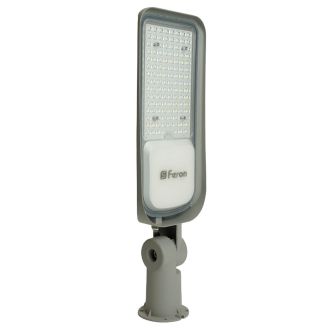 Светодиодный уличный консольный светильник Feron SP3060 100W 6400K 100-265V/50Hz, серый, 48687