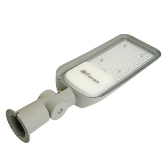 Светодиодный уличный консольный светильник Feron SP3060 100W 6400K 100-265V/50Hz, серый, 48687