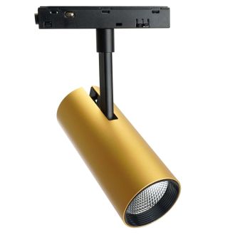 Светильник светодиодный Feron MGN303 трековый низковольтный 10W, 900 Lm, 4000К, 35 градусов, золото, 48718