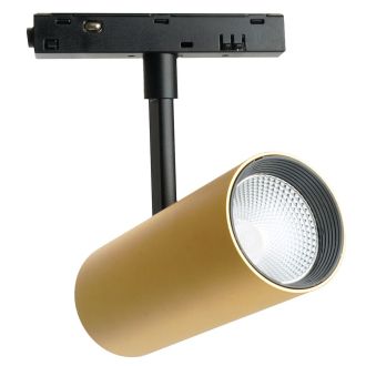 Светильник светодиодный Feron MGN303 трековый низковольтный 10W, 900 Lm, 4000К, 35 градусов, золото, 48718