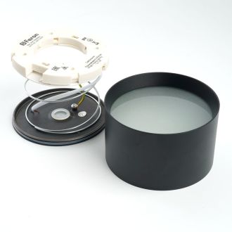 Светильник потолочный Feron HL373 25W, 230V, GX70, черный, 48733
