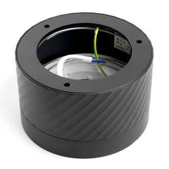 Светильник потолочный Feron HL371 25W, 230V, GX70, черный, 48737