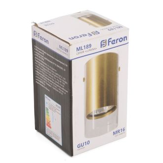 Светильник потолочный Feron ML189 Barrel LUMINA MR16 GU10 35W 230V, золото, 48745