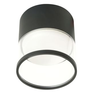 Светильник потолочный Feron HL454 HALO 12W, 230V, GX53, черный, 48751