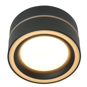 Светильник потолочный Feron HL455 12W, 230V, GX53, черный, 48753