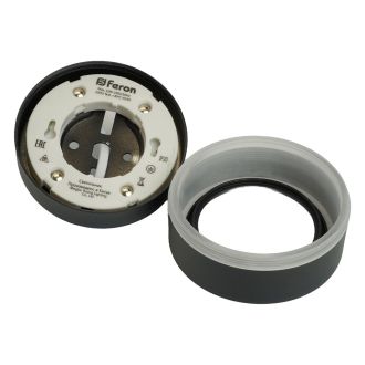 Светильник потолочный Feron HL455 12W, 230V, GX53, черный, 48753