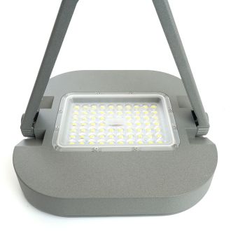 Светильник уличный FERON, SP7030, 50W 6000lm 5000K, серый, 48757
