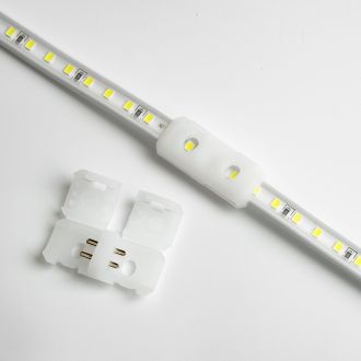 Светодиодная LED лента Feron LS710, 120SMD(2835)/м 10Вт/м 220V длина 25м, 6500K, IP65, с 1 сетевым шнуром, 2 заглушками, 2 коннекторами в комплекте, 48764