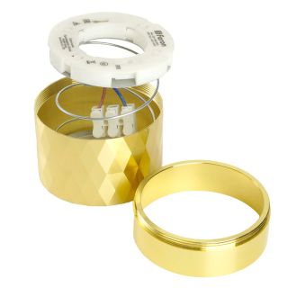 Светильник потолочный Feron HL388 Barrel PRISM GX53 12W 230V, золото, 48801