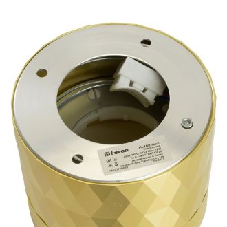 Светильник потолочный Feron HL388 Barrel PRISM GX53 12W 230V, золото, 48801