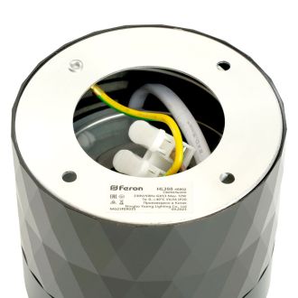 Светильник потолочный Feron HL388 Barrel PRISM GX53 12W 230V, черный, 48802