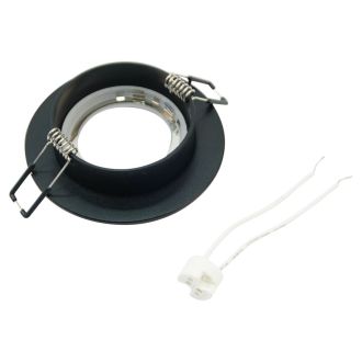 Светильник встраиваемый Feron DL362 LUNA потолочный MR16 G5.3 черный, 48812