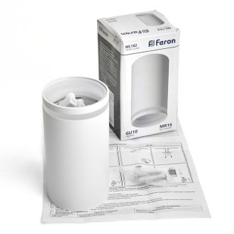 Светильник потолочный Feron ML162 Barrel LUNA MR16 GU10 35W 230V, белый, 48815