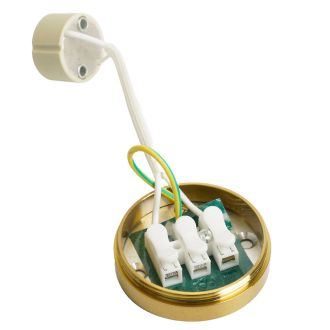 Светильник потолочный Feron ML190 Barrel GATSBY MR16 GU10 35W 230V, черный + античное золото, 48851