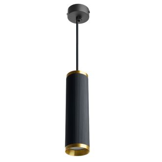 Светильник потолочный Feron ML1908 Barrel GATSBY levitation на подвесе MR16 35W, 230V, чёрный, античное золото 55*200, 48853