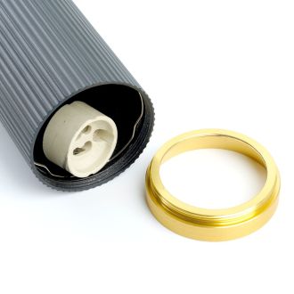 Светильник потолочный Feron ML1908 Barrel GATSBY levitation на подвесе MR16 35W, 230V, чёрный, античное золото 55*200, 48853