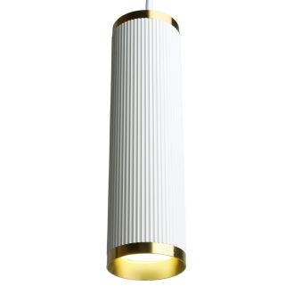 Светильник потолочный Feron ML1908 Barrel GATSBY levitation на подвесе MR16 35W, 230V, белый, античное золото 55*200, 48854