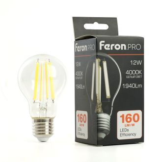 Лампа светодиодная Feron.PRO LB-1112 Шар E27 1940LM 12W 175-265V 4000K, 48896