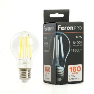 Лампа светодиодная Feron.PRO LB-1112 Шар E27 1960LM 12W 175-265V 6400K, 48897