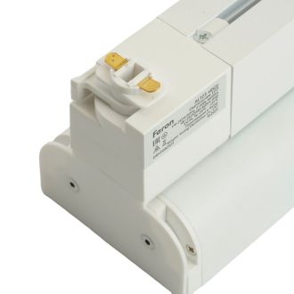 Светодиодный светильник Feron AL123 трековый однофазный на шинопровод 2*30W 4000K 60 градусов белый, 48925