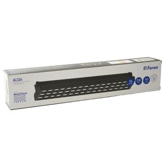 Светодиодный светильник Feron AL124 трековый однофазный на шинопровод 3*30W 4000K 60 градусов черный, 48930