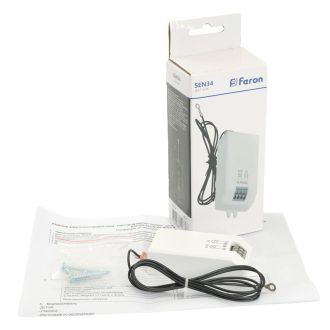 Датчик движения (касания) 230V 800W белый с 1.5м кабелем SEN34, артикул 48962, Feron