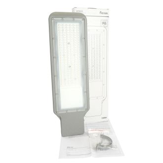 Светодиодный уличный консольный светильник Feron SP3022 100W 5000K 230V, серый, 48965