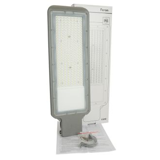 Светодиодный уличный консольный светильник Feron SP3024 150W 5000K 230V, серый, 48967