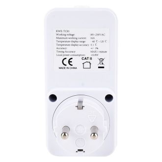 Розетка с таймером Feron TM27 электронная мощность 3600W/16A, 48972