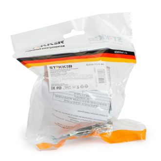 Розетка USB 2-местная (механизм), STEKKER GLS10-7115-04, 250B, 2,1А, серия Катрин, шоколад, 49027