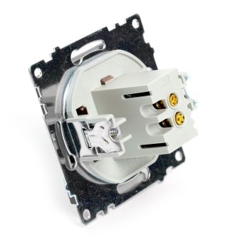 Розетка USB 2-местная (механизм), STEKKER GLS10-7115-04, 250B, 2,1А, серия Катрин, шоколад, 49027