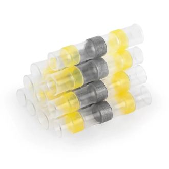 LD302-4060 ГСИ термоусаживаемая с припоем 4-6 мм2 48A, прозрачный/желтый (DIY упак 10шт), STEKKER, 49162