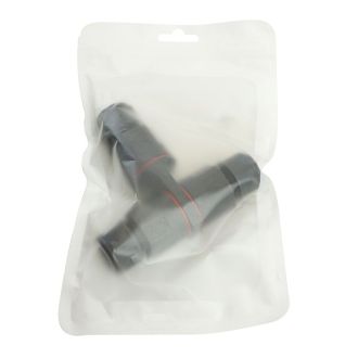 Соединитель-коннектор LD541 3-контактный на 3 выхода, с СМК221 пружинным контактом IP68, черный, STEKKER, 49194