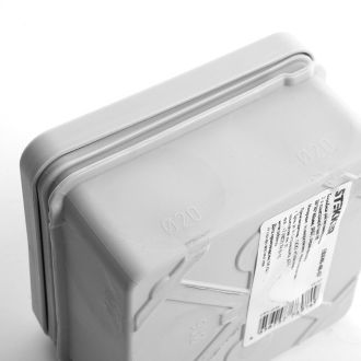 Коробка разветвительная 2х компонентная HF EBX40-48-67, 80*80*40мм, 8 вводов, IP67, серая (GE42435), STEKKER, 49197