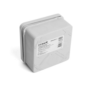 Коробка разветвительная 2х компонентная HF EBX40-48-67, 80*80*40мм, 8 вводов, IP67, серая (GE42435), STEKKER, 49197