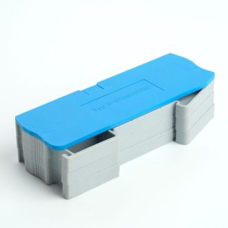Торцевая заглушка для ЗНИ LD554 4 мм² (JXB ST 4), синий, STEKKER LD562-1-40, 49206 (комплект 100 шт.)
