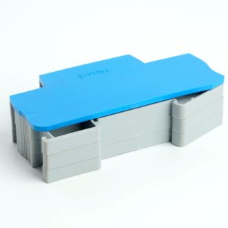 Торцевая заглушка для ЗНИ LD555 4 мм² (JXB ST 4), синий, STEKKER LD563-1-40, 49208 (комплект 100 шт.)