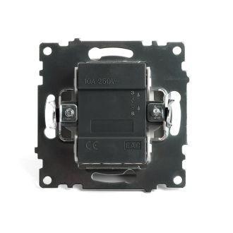 Выключатель 1-клавишный (механизм) STEKKER, GLS10-7103-08, 250В, 10А, серия Катрин, золото, 49213